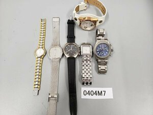 0404M7　時計　腕時計　ジャンク品　おまとめ　CYMA　GIVENCHY　DEUA　FOSSIL　LACOSTE　など