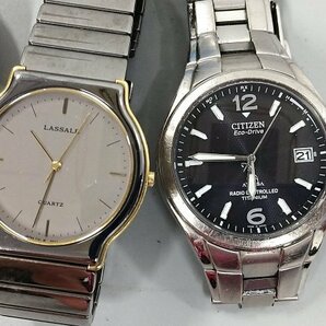 0404A118 腕時計 ジャンク品 おまとめ6点 SEIKOセイコー LASSALE CITIZENシチズン などの画像3