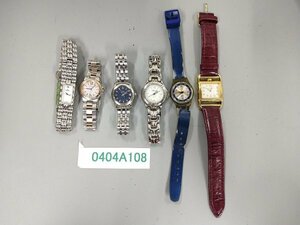 0404A108　腕時計　時計　ジャンク品　おまとめ6点　FENDI　swatch　SEIKOセイコー　など　