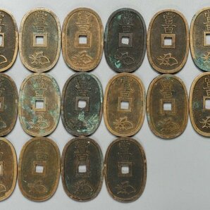 0403Z120 日本古銭 穴銭 天保通宝 おまとめ16枚の画像2