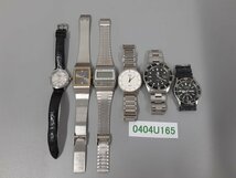 0404U165　時計　腕時計　ジャンク品　おまとめ　TECHNOS　プレイボーイ　SEIKO　ELGIN　CITIZEN_画像1