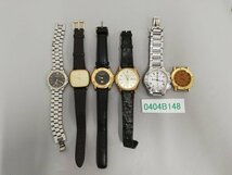 0404B148　腕時計　文字盤　ジャンク品　おまとめ6点　SEIKOセイコー　BURBERRY　など_画像1