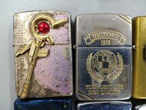 0501A27　ライター　喫煙具　Zippo　おまとめ10点　Marlboro　VICTORY55　など　※着火未確認・現状渡し_画像2