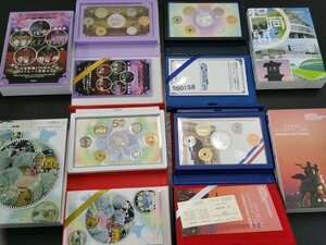 0501S8 Japan commemorative coin proof money set . summarize Takarazuka ..100 anniversary day . alternating current 150 year memory money issue 50 anniversary etc. 