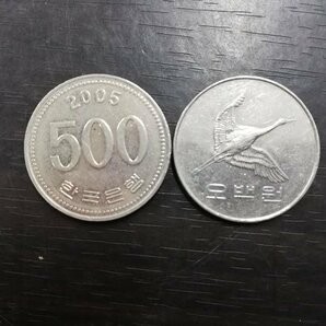 0501T71 韓国 硬貨 古銭 おまとめ 500WON 2000WON 1000WON の画像4