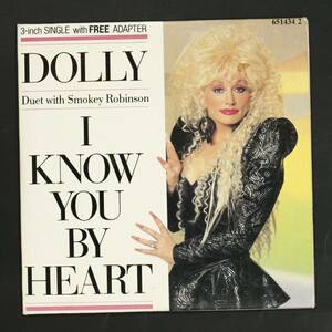 【US盤8cm CD】Dolly Parton,Smokey Robinson/I Know You By Heart(並良品,アダプター付,1988,稀少シングル,廃盤)