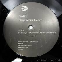 【UK盤プロモ12】m-flo/Chronopsychology, Deep With In Remix(並品,須永辰緒REMIX)_画像2