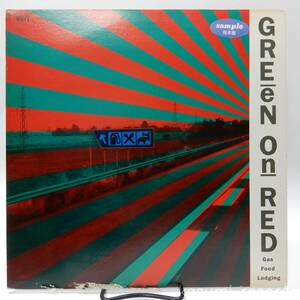 【プロモ盤LP】グリーン・オン・レッド/失われた絆(並品,85年希少国内盤)