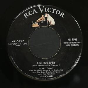 【US-ORIG.EP】Perry Como/Hot Diggity,Juke Box Baby(並良品,1956,BILLBOARD年間9位,ペリー・コモ)