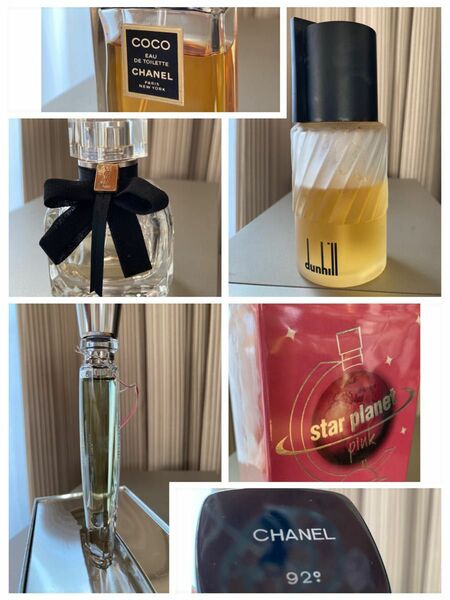 CHANEL dunhill LANCOMEYves Saint Laurent オードトワレ、香水　まとめてセット売り　