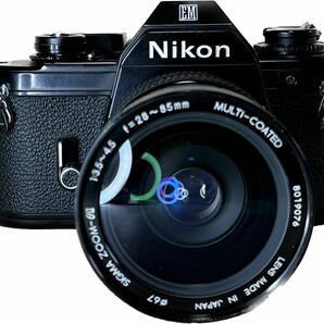 Nikon EM+SIGMA zoom 28-85mm 1:3.5-4.5