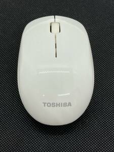 【3954】TOSHIBA 東芝 ワイヤレスマウス MORFJ3UO ホワイト 白　光学　本体のみ　レシーバー欠品　動作未確認