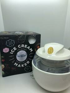 【4585】貝印アイスクリームメーカーICE CREAM DL5929 簡単　レシピ集欠　色々な種類が作れる　ジェラート　フローズン　子供と　お家時間