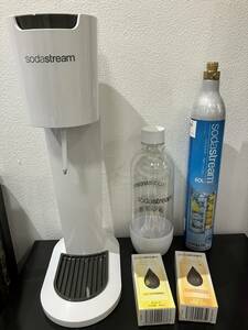 【5624】ソーダストリーム　ガス付き sodastream 専用ボトル フレーバー 炭酸水メーカー 調理器具　動作未確認