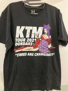 【5693】KTM ケツメイシ　2021　ツアーTシャツ　L　DONDAKE　どんだけ～　タオルセット　ケツメ　グッズ　限定