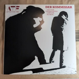 After the fire「der kommissar 秘密警察」邦LP 1983年 ★★new wave