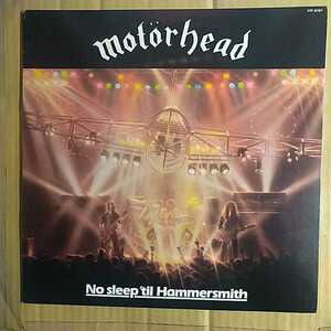 モーターヘッド「極悪ライヴ　No sleep ’til Hammersmith」邦LP 1981年★★nwobhmheavy metal punk motorhead2