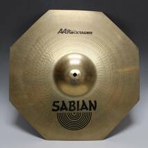 SABIAN AA ROCKTAGON 18インチ crash china ride cymbal セイビアン ロクタゴン クラッシュ チャイナ ライド シンバル_画像2