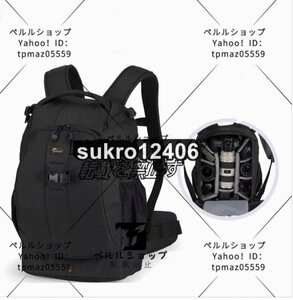 一眼レフ用バックパック Lowepro フリップサイド500AW ロープロ 大容量25L レインカバー