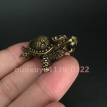 新品 龍亀 銅器 銅製品 鎮宅辟邪 開運風水 招財 長寿 福寿 工芸品 装飾品 置物_画像3