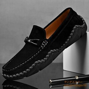  новое поступление * Loafer туфли без застежки телячья кожа бизнес обувь замша кожа кожа обувь натуральная кожа обувь для вождения мужской джентльмен обувь чёрный 28.5cm