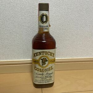 送料込　古酒 未開栓 ケンタッキーコロネル 80PROOF 750ml 40% 特級表記 KENTUCKY COLONELウイスキー スコッチ 