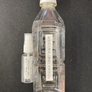 浄霊 除霊 清水(聖水)500ml 浄化 霊障 霊媒体質 お祓い