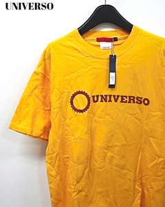 M 未使用【UNIVERSO Tee ORANGE ウニベルソ Tシャツ オレンジ】