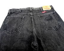 W34【Wrangler 96501CB Black Denim Pants made in USA 90's 90s ラングラー ブラックデニムパンツ オールド 古着】_画像7