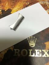 ROLEX ロレックス　オイスター、オイスターデイトモデル等の古いSSブレス用フラッシュフィット1個のみ(19mm用、裏側に57刻印あり) _画像1