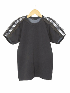 コムデギャルソン COMME des GARCONS トップス Tシャツ ジャージー 半袖 3本ライン チュールフリル GO-T037 AD2004 ヴィンテージ