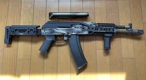 【タルコフカスタム】GHK CO2仕様 AK105 NPAS ゼニート2023ver. ロシア軍 ガスガン AKM ブルーイング済み