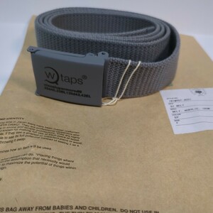 新品 wtaps GI BELT GY ダブルタップス ベルト