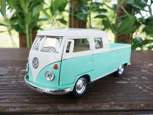 【送料350円】ワーゲンバス ミニカー タイプⅡ ピックアップ ミント １９６３年式 1/34 フォルクスワーゲン ＶＯＬＫＳＷＡＧＥＮ