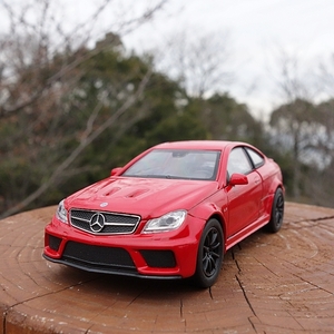 【送料350円】メルセデス ベンツ Ｃ６３ ＡＭＧ ミニカー レッド ＭＥＲＣＥＤＥＳＢＥＮＺ