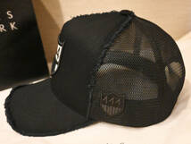 【中古美品】ヨシノリコタケ YOSHINORI KOTAKE 2TONE 444LOGO MESH CAP メッシュキャップ BLACK ブラック！_画像2