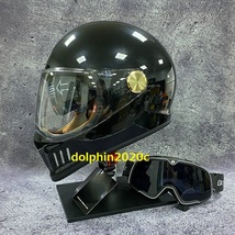バイク　内蔵サングラス　オンロード ハーレー ヘルメット　フルフェイスヘルメット　M~XXL サイズ、色、選択可　XL_画像2
