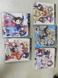 S★★ゲーム PS3 『男性向け 恋愛ADV系ソフト 5本セット』 CLANNAD/Rewrite/WHITE ALBUM/メモリーズオフ6/インフィニットストラトスND9691