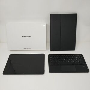 【国内版】 Xiaomi Pad 6 SSD128GB グラビティグレー 【カバー&キーボード付き】