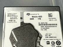 ■ 売切！ 使用19162時間 Seagate ST1000LM035 1TB 2.5inch SATA HDD 7mm厚 5400rpm 2020年5月製造 中古_画像4