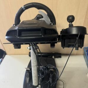 Logicool PS3 Driving Force GT Wheel stand pro ホイールスタンド プロ セット 現状品未確認ジャンク品部品取り、写真の全ての画像9