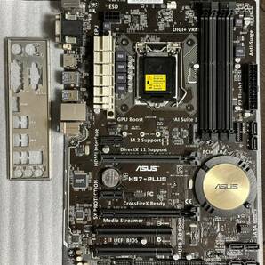 ASUS H97-PLUS LGA1150 ATXマザーボード IOパネル Haswell Broadwell対応の画像1