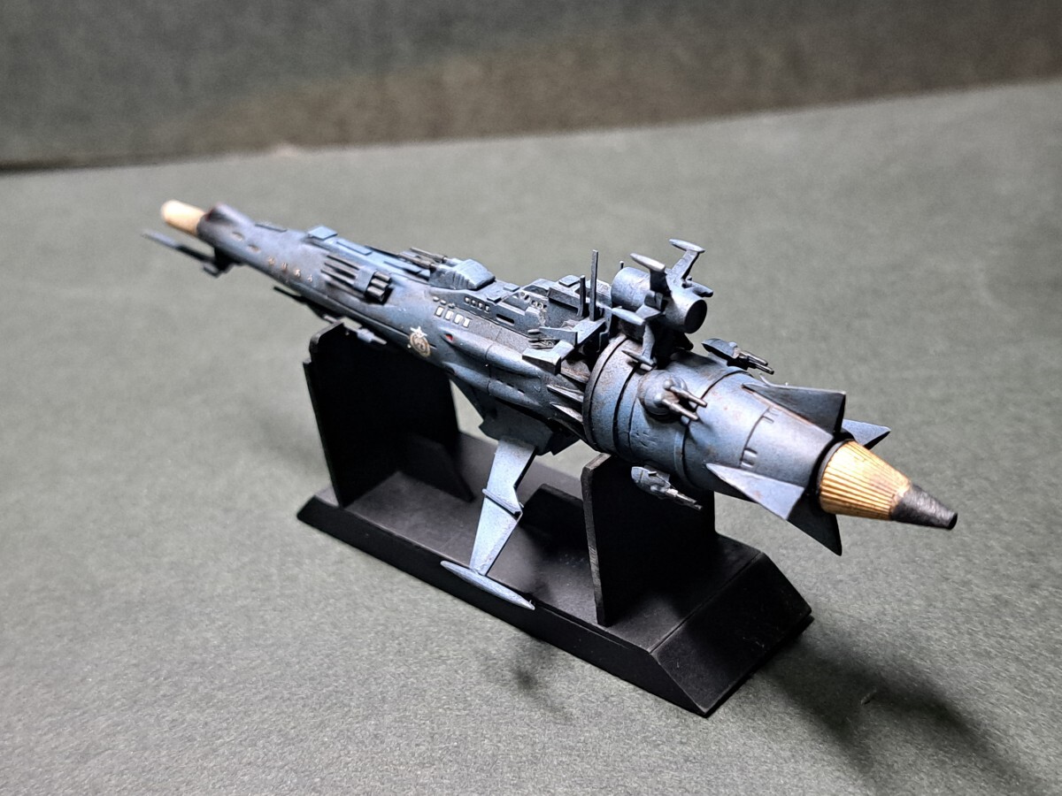 Space Battleship Yamato old mecha collection, earth defense force, Destroyer Kagero, Live-action version style original detail painted finished product., plastic model, character, Space Battleship Yamato