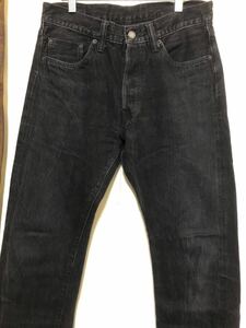 SUGAR CANE LOT470 13oz. BLACK DENIM TYPE-III 赤耳　ブラックデニム　30 シュガーケーン ボタンフライ　　ブラックジーンズ