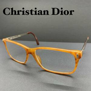 Christian Dior クリスチャンディオール メガネフレーム 度入り 眼鏡 アイウェア ジャンク品 YBX019