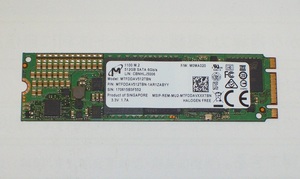 ◆Micron 1100 M.2 SATA NAND Flash SSD 512GB『MTFDDAV512TBN』 正常動作品 即決！★送料120円