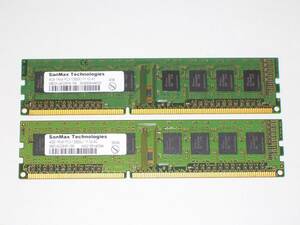 ★SanMax製 PC3-12800 (DDR3-1600) 8GB (4GB×2枚) 完動品 即決！★送料120円！