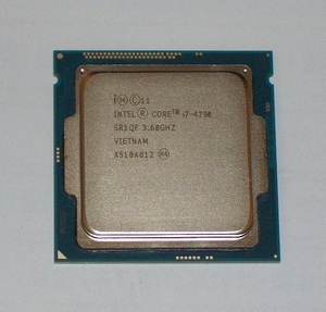 ◆第4世代 i7-4790 3.60GHz Haswell Refresh/8MB/SR1QF/LGA1150 完動品 即決！②★送料120円！