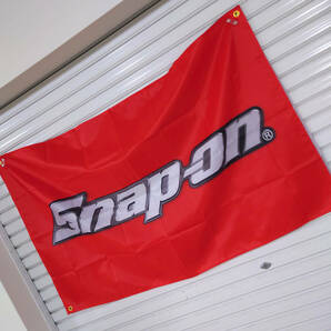 スナップオン フラッグ 90×150cm 旗 看板 Snap-on バナー ツール 自動車工具 タペストリー P08 バイクガレージ装飾 snapon アメリカン雑貨の画像10