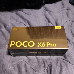 【新品未開封品】Xiaomi POCO X6 Pro 5G Yellow 12GB/512GB